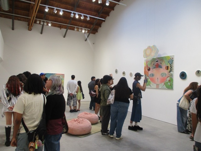 walking on campus at sunset